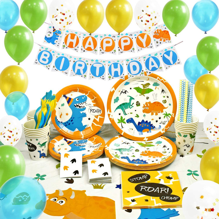 The Party Aisle™ Amarillo Party Supplies Kits for 16 Guests Wayfair